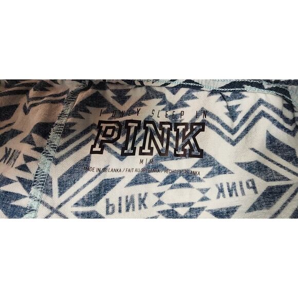 Victoria’s Secret "I Only Sleep In" Pull-On Pajama Pants Multi-Blue Size Medium - Picture 4 of 4